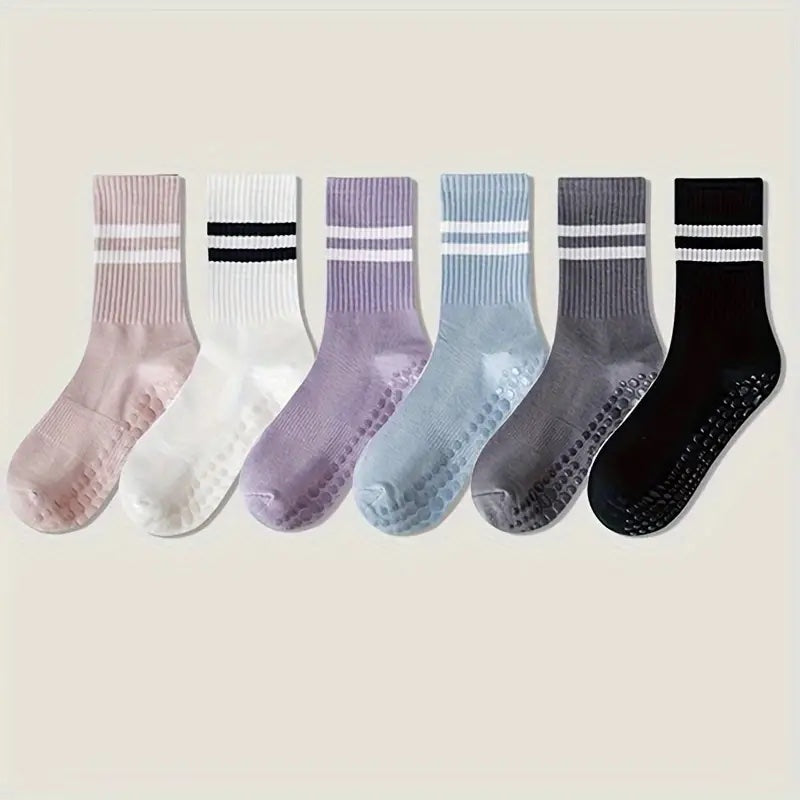 Pilates Grip Socks Blue