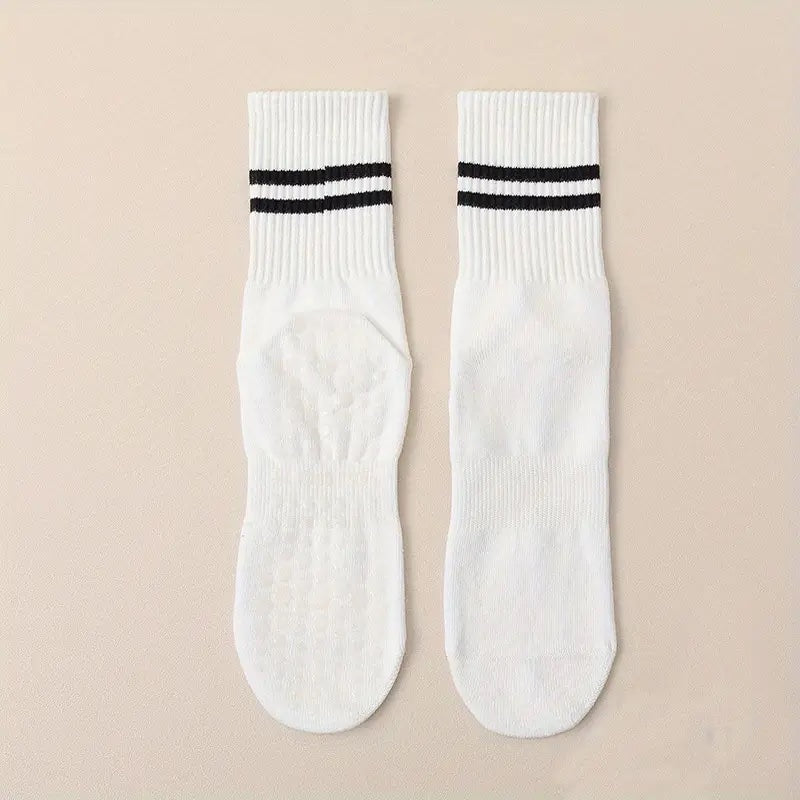 Pilates Grip Socks White