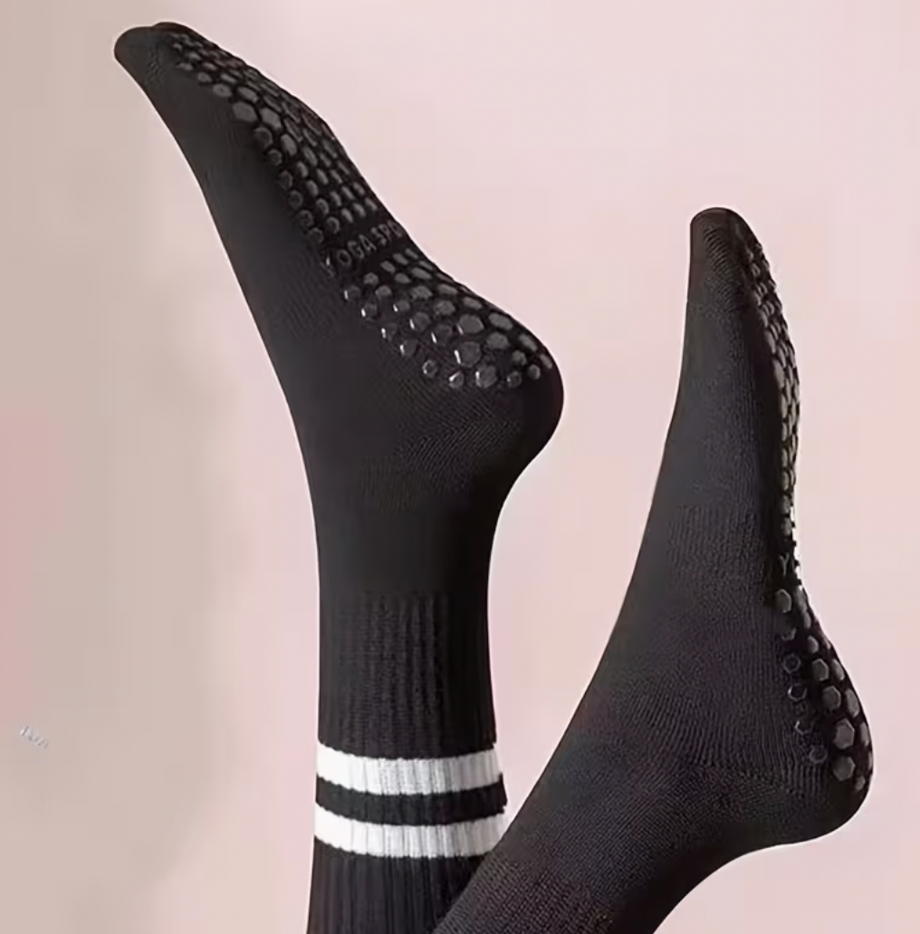 Pilates Grip Socks Black